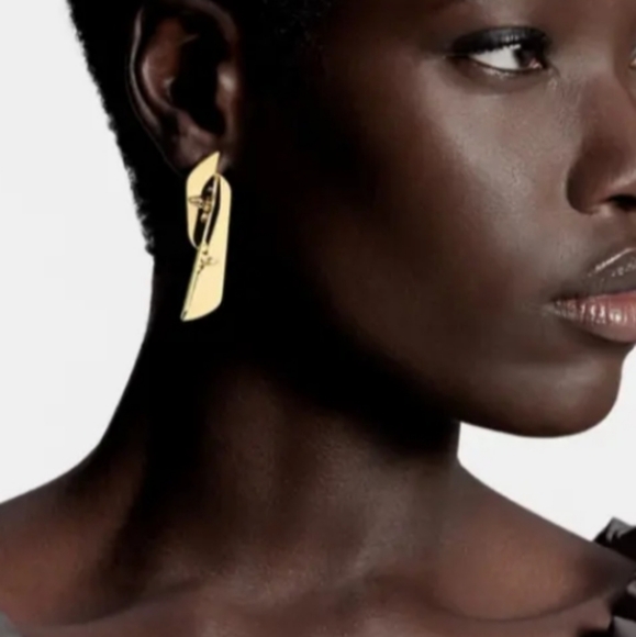 Auth LOUIS VUITTON Filigram earrings/ Gorgeous 😍 - Picture 3 of 9